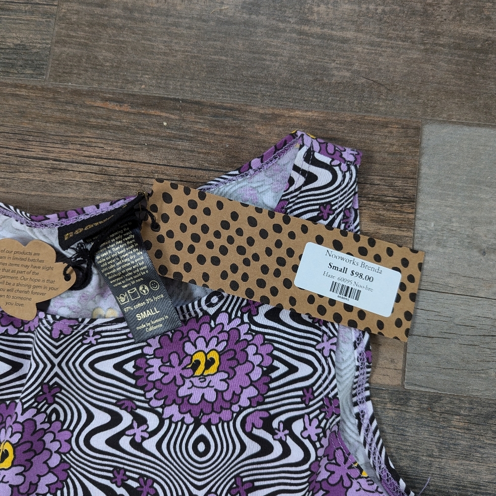 NWT Nooworks Brenda Dress in Haze size small - Picture 4 of 5